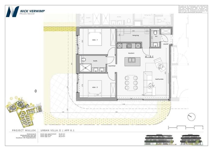 2-kamerappartement te koop in UITKERKE